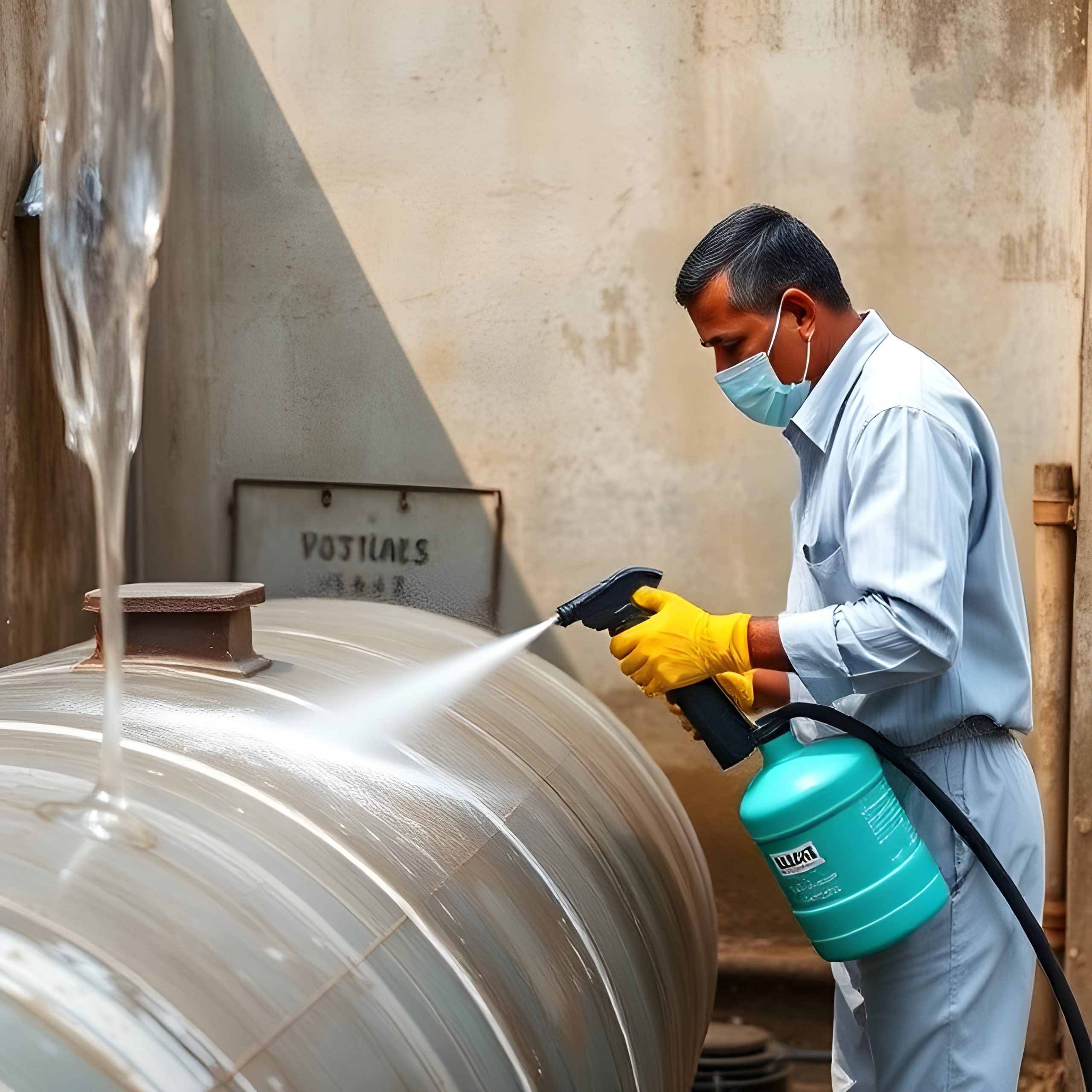 Skilled maintenance expert offering septic tank services